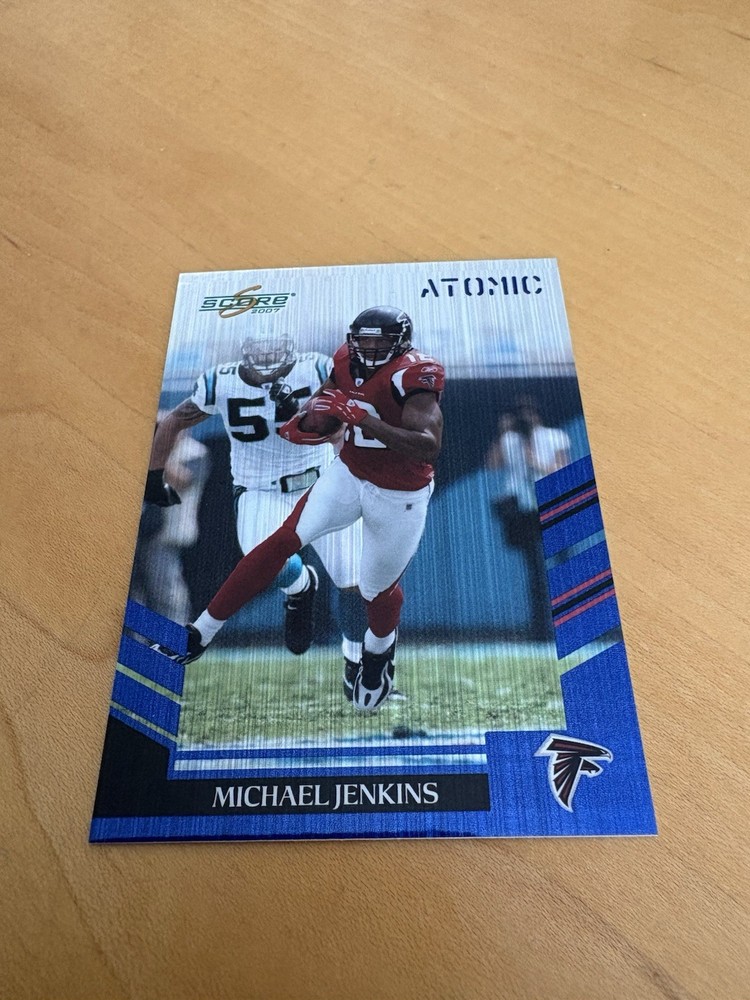 2007 Score Michael Jenkins Atomic Parallel Atlanta Falcons #73