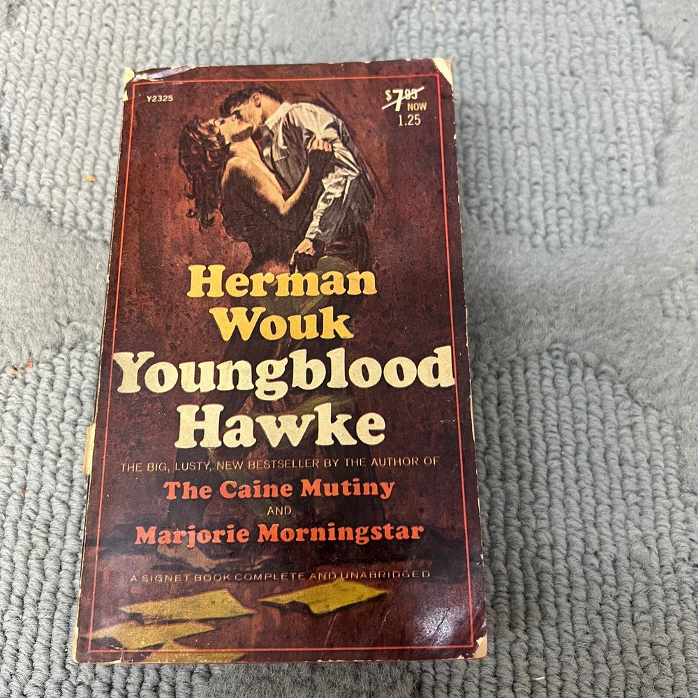 Youngblood Hawke Drama Paperback Book Herman Wouk from Signet Books 1962