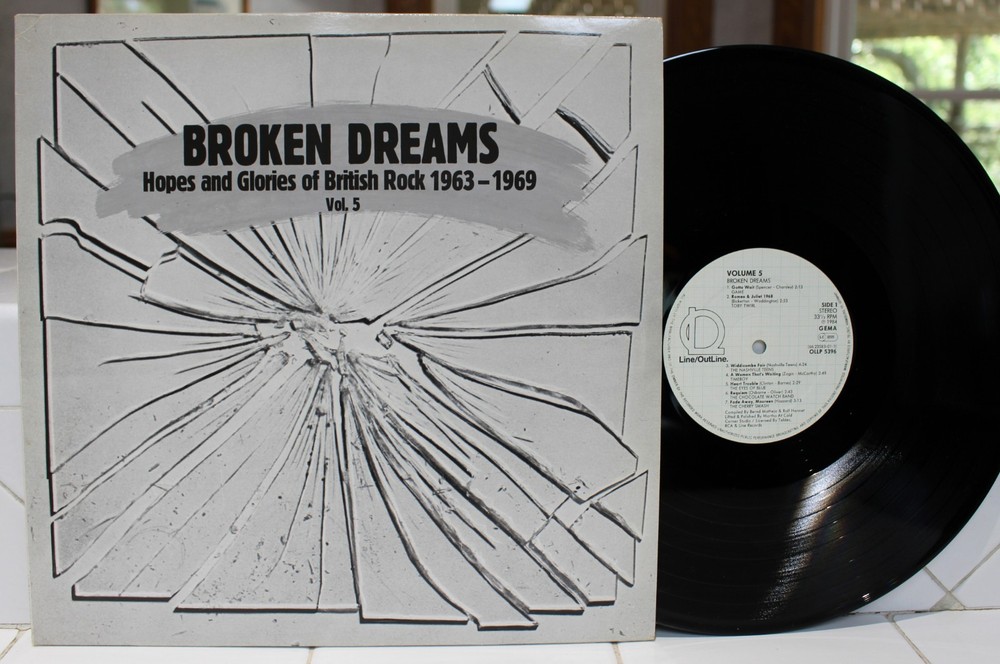 Rare Rock LP - V/A - Broken Dreams, Vol. 5 - Line / Outline - Import