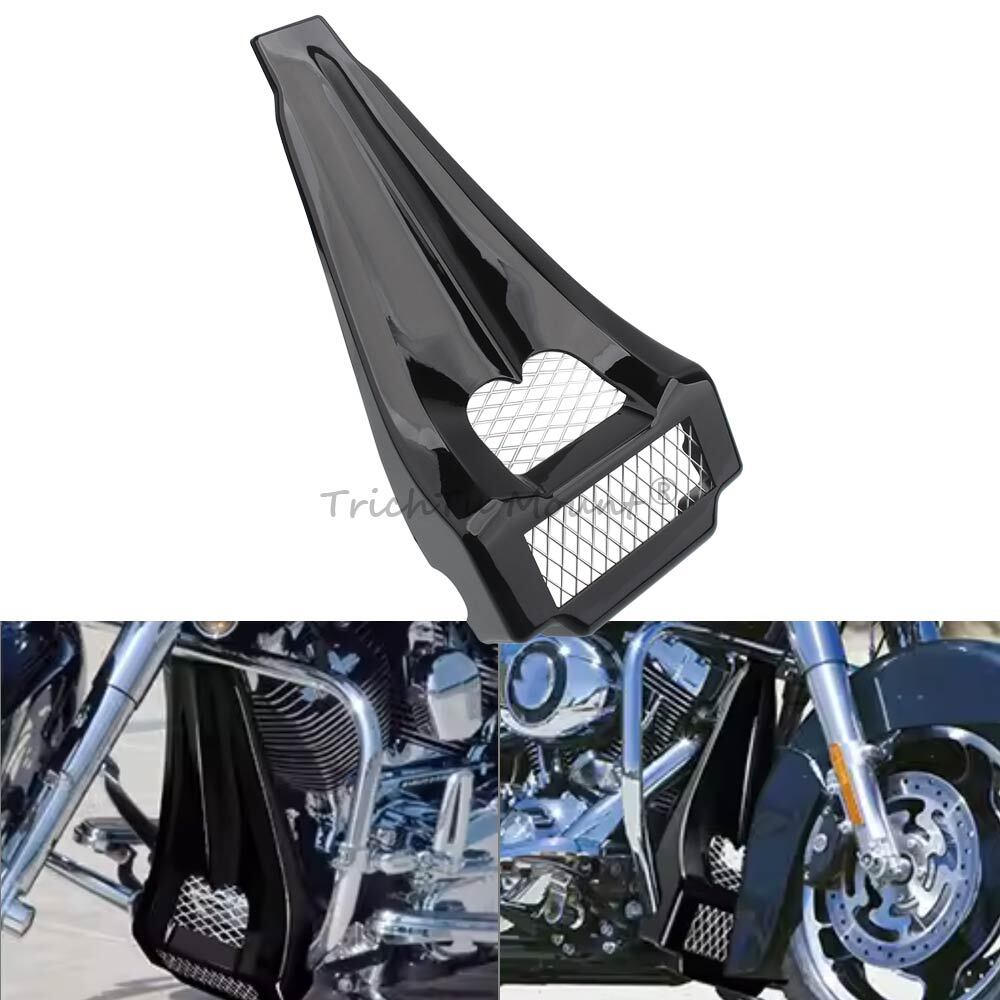 Gloss Black ABS Stretched Chin Spoiler for Harley FLHX FLHXI 2009-2013 Models