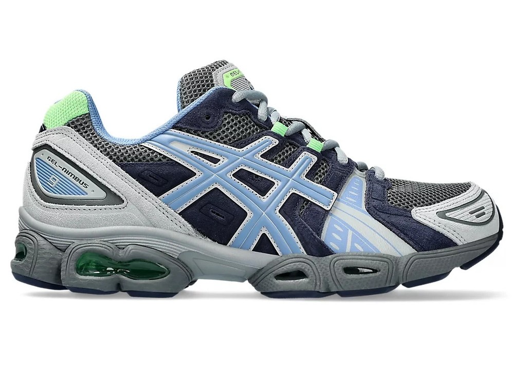 ASICS GEL Nimbus 9 Men Running Walking Steel Grey UK:9.5 US:10.5 EU:44.5 28.25CM