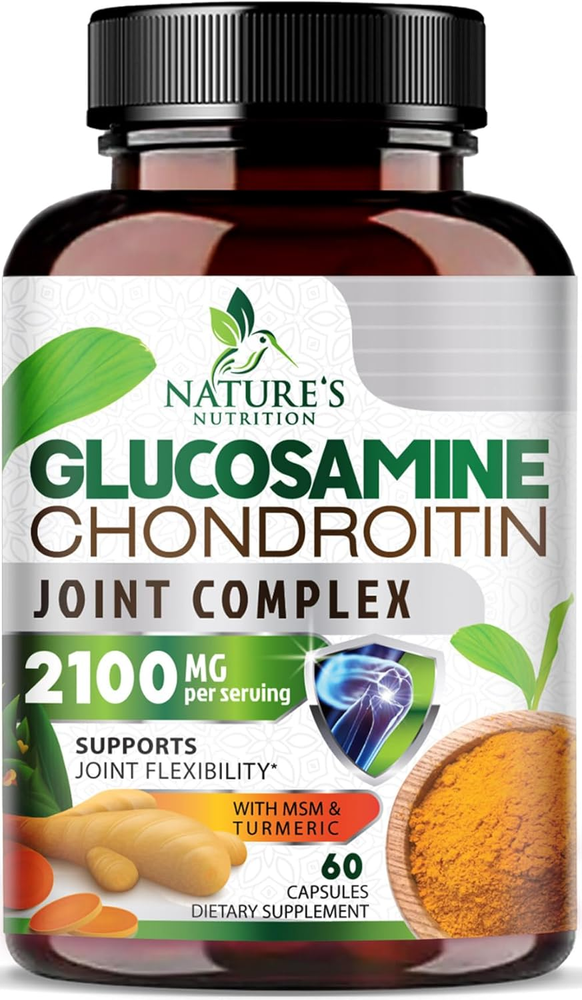 Glucosamine Chondroitin MSM Complex - Joint Support Supplement Turmeric & Boswel