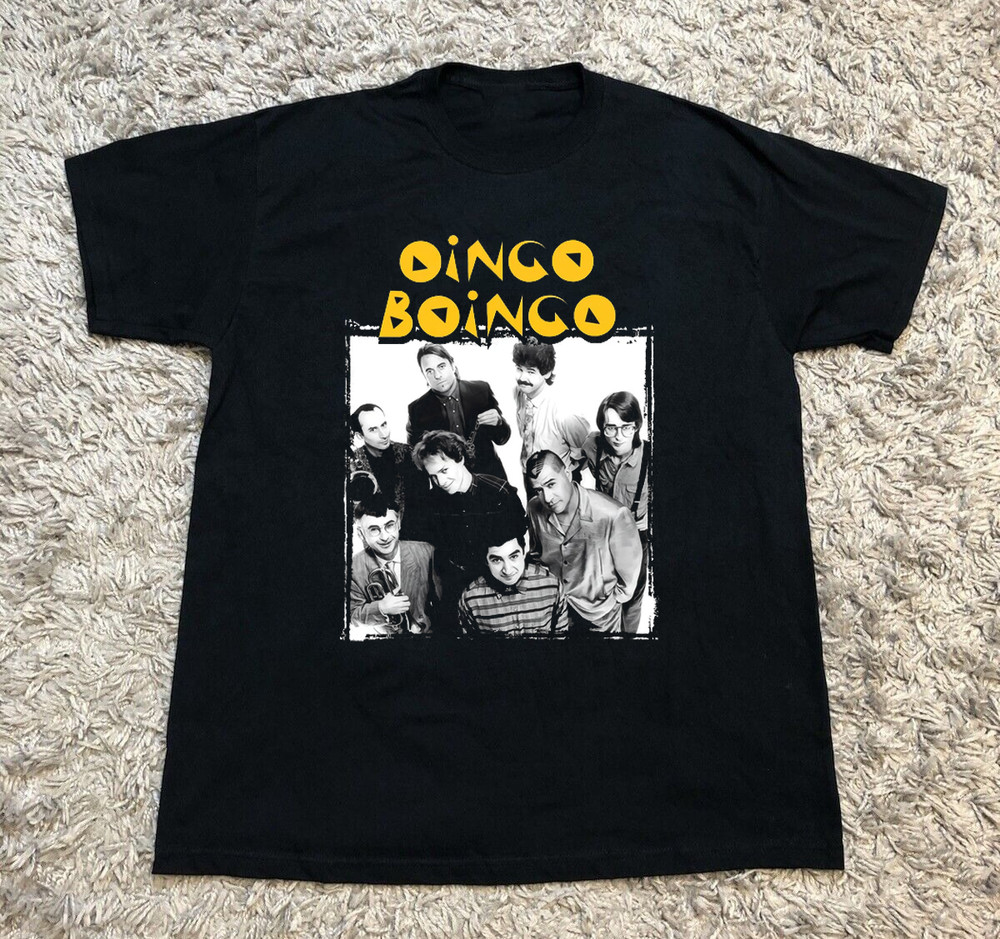 Oingo Boingo Black Cotton Shirt Full size S-5XL Unisex T213