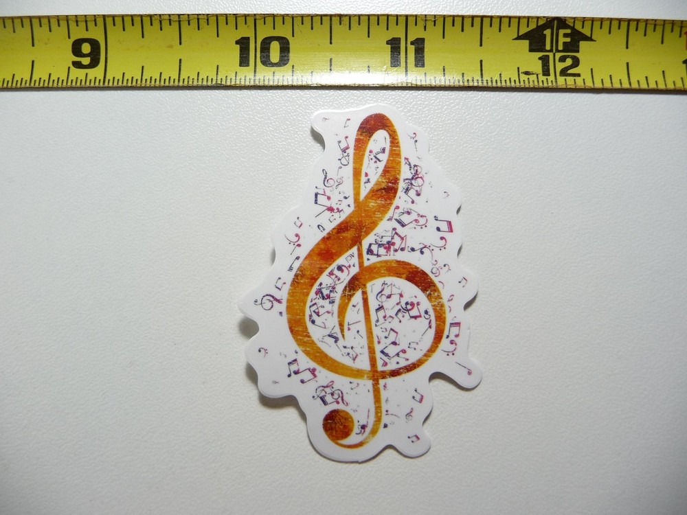 Musical Notes Decal Sticker for Band and Music Fans