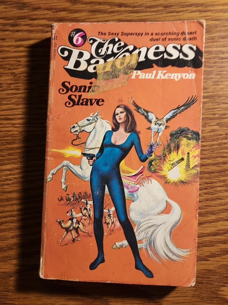 Sonic Slave by Paul Kenyon 1974 Pocket 77949 Paperback The Baroness #6