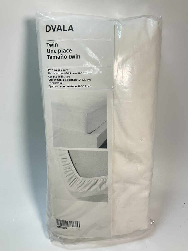 ikea Dvala Twin Une Place 103. 572. 40 WHITE Color. New
