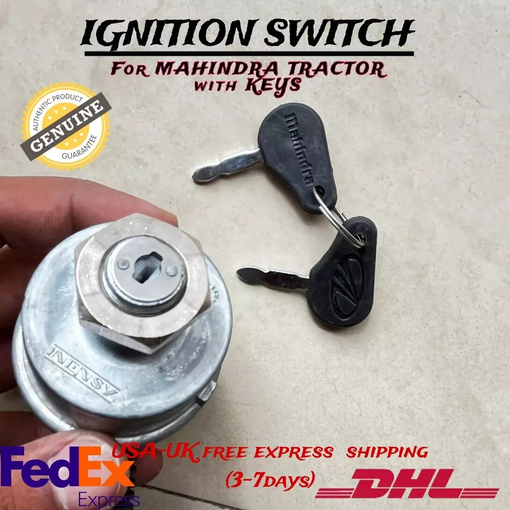 For Mahindra Tractor Ignition Starter Switch With Keys 000041183C99