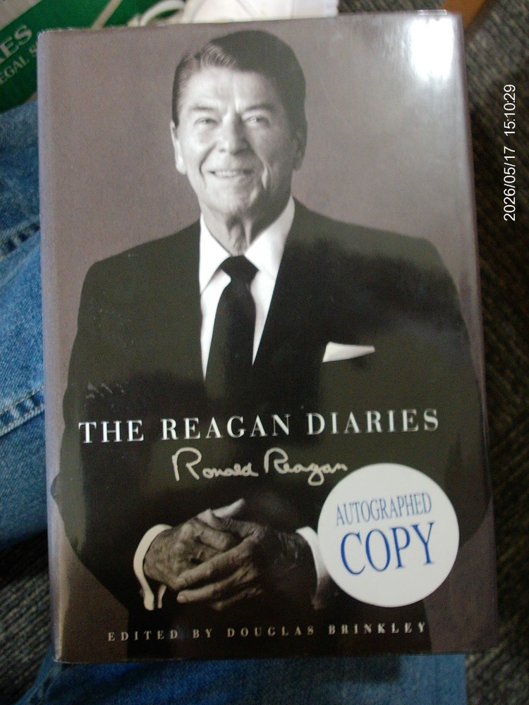 Reagan Diaries by Ronald Reagan (2007, HB) First Edition/First Printing - SIGNED