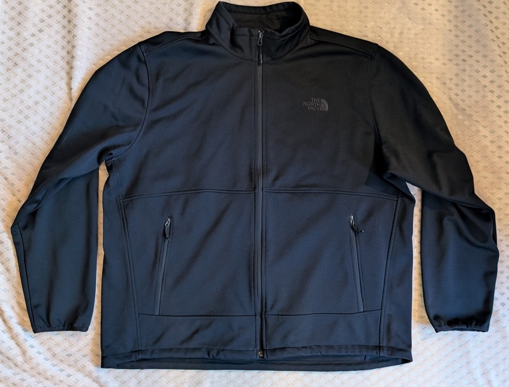 THE NORTH FACE Black Men's Apex Bionic Softshell Jacket Size XXL