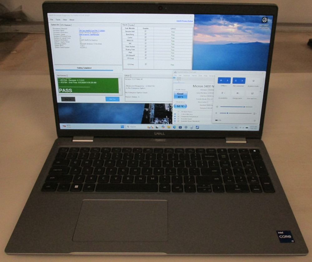 DELL PRECISION 3571 INTEL i7-12800H 2.40GHz 16GB RAM 512GB SSD WIN 11 PRO