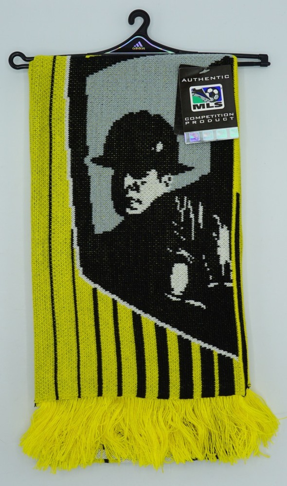 NWT MLS Columbus Crew Adidas Authentic Fan Winter Knit Tassel Soccer Scarf NEW