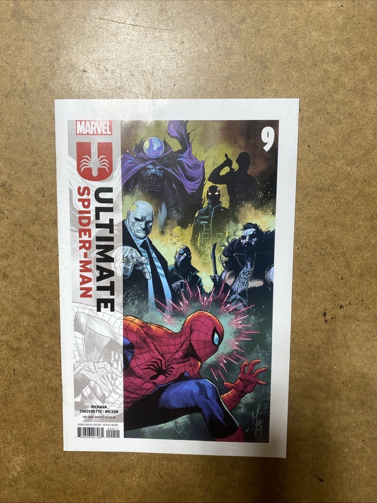 Ultimate Spider-Man #9 1st Print Cover A Marvel 2024 Hickman/Checchetto NM-
