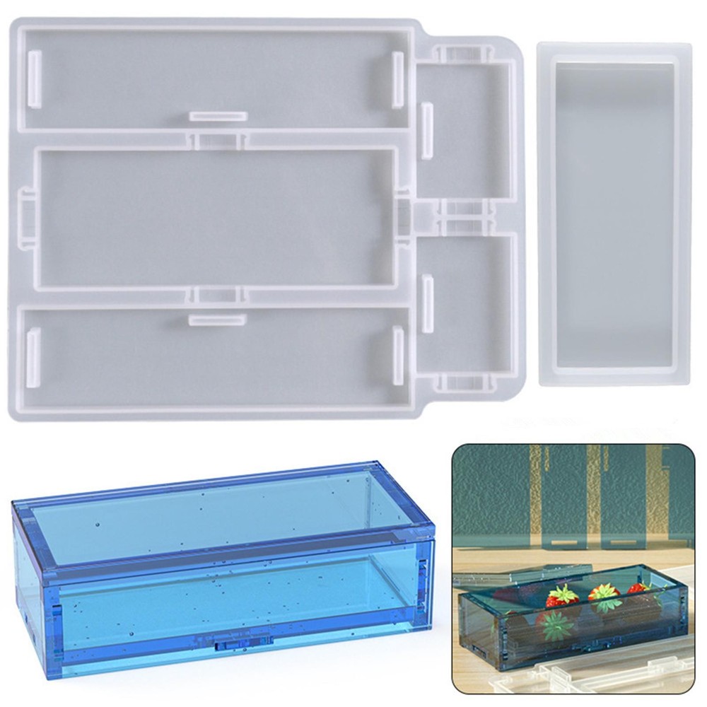 Silicone Resin Mold for Epoxy Casting and Desk Storage Organizer Craft Tool