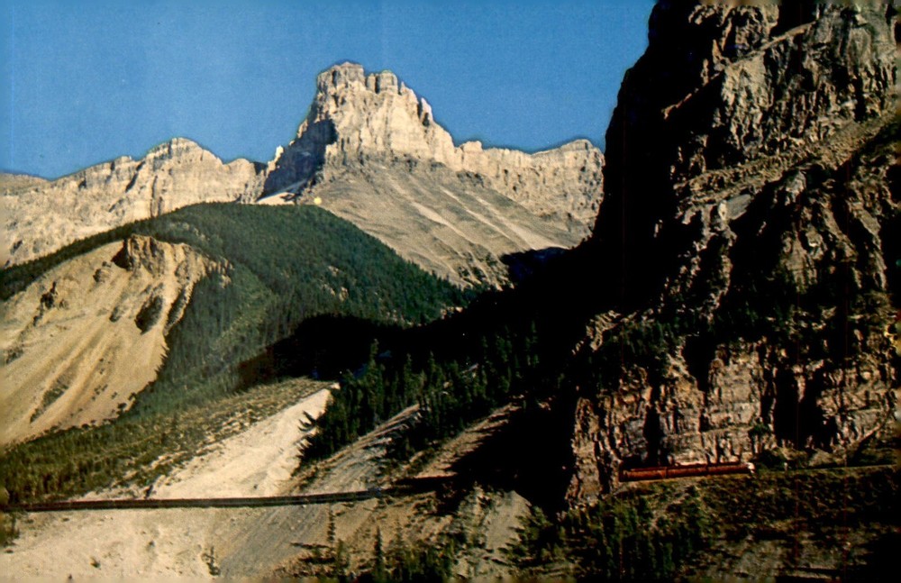Cathedral Peak, Yoho National Park, Canadian Rockies, Byron Harmon Postcard