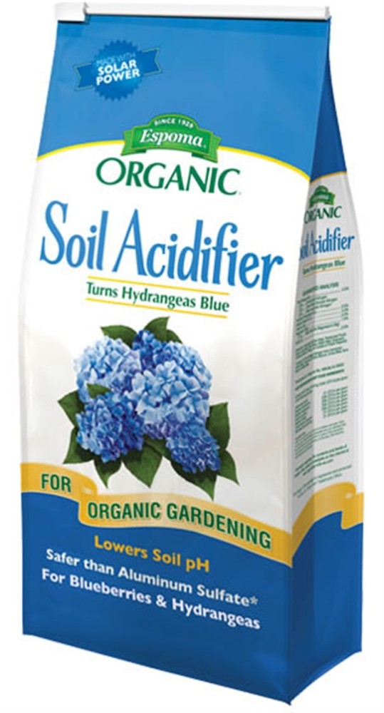 Espoma Organic Soil Acidifier Plant Food For Blueberries and Hydrangeas, 6 Lb