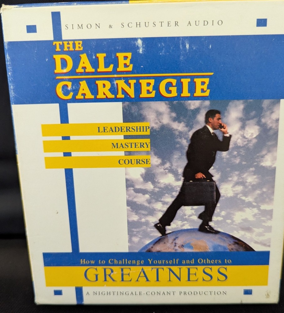 DALE CARNEGIE Leadership Mastery Course. CD Set. Lite Damage To Pack. FREE SHIP!