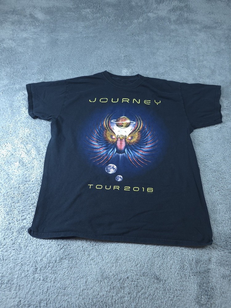 Journey Shirt Mens Large Black 2016 Tour Concert Band Rock Music Tee Graphic