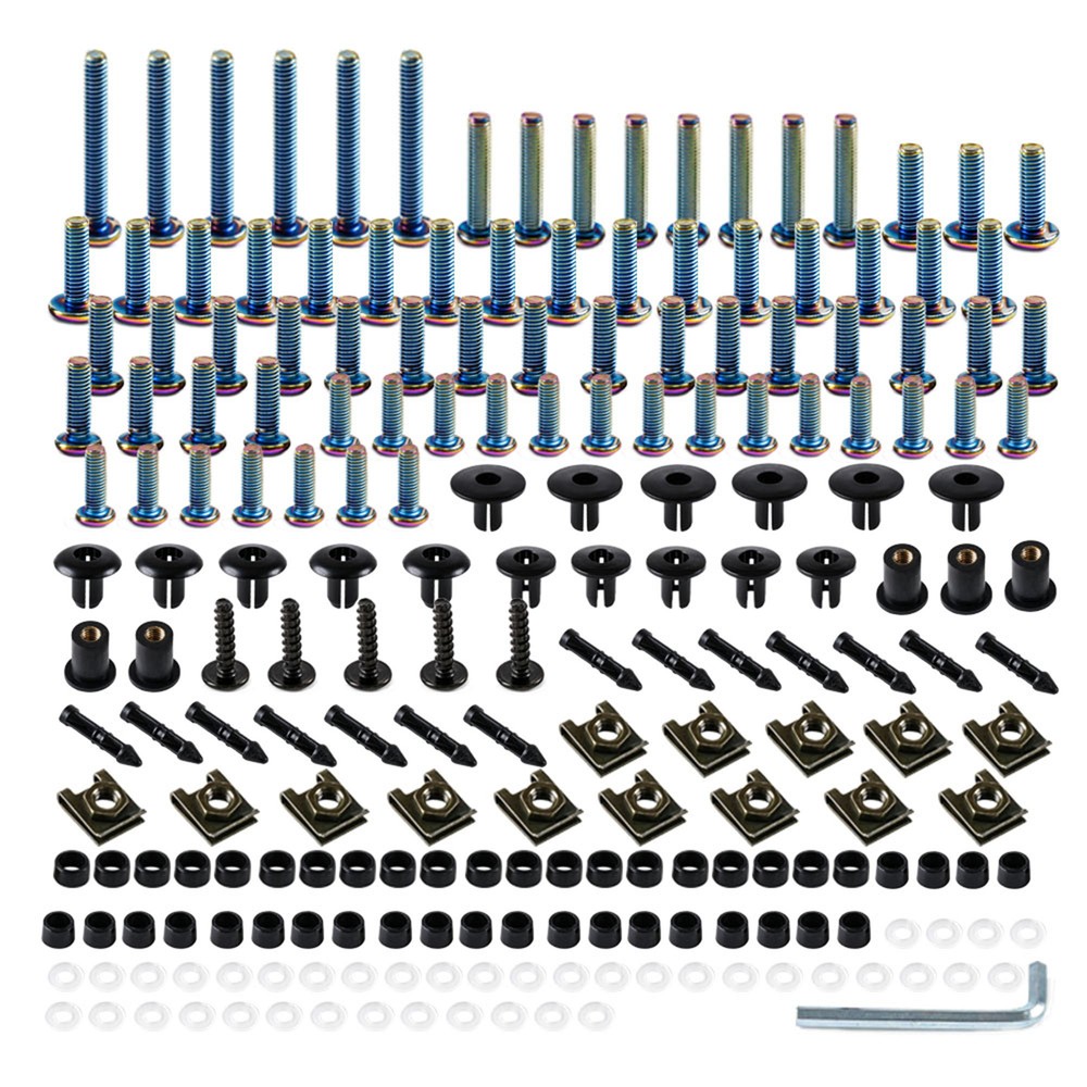 Stainless Fairing Bolts Kit for Honda VTR1000F Firestorm 1997-2005 98 Screws Nut