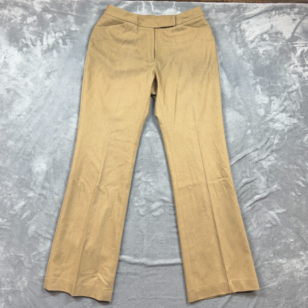 Lands' End Trouser Pants Women's Size 6 Wool Cashmere Blend Lined