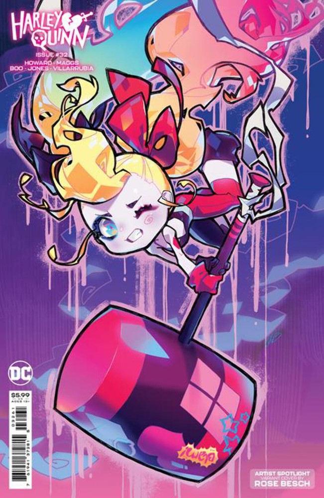 Harley Quinn #32 Cvr C Rose Besch Creator Card Stock