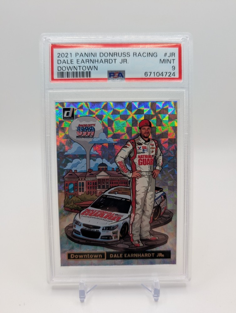 2021 Panini Donruss Racing Dale Earnhardt Jr. Downtown PSA 9