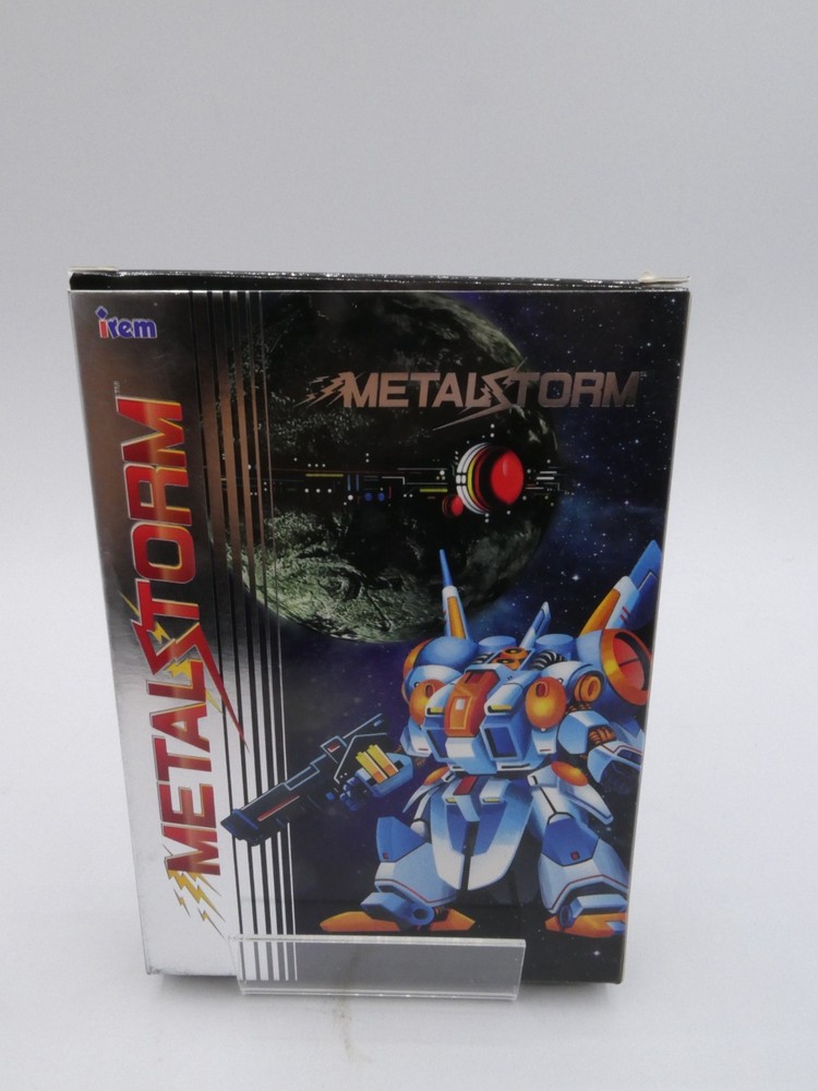 Metal Storm NES Nintendo , Limited Run CIB Complete Black Cartridge Tested