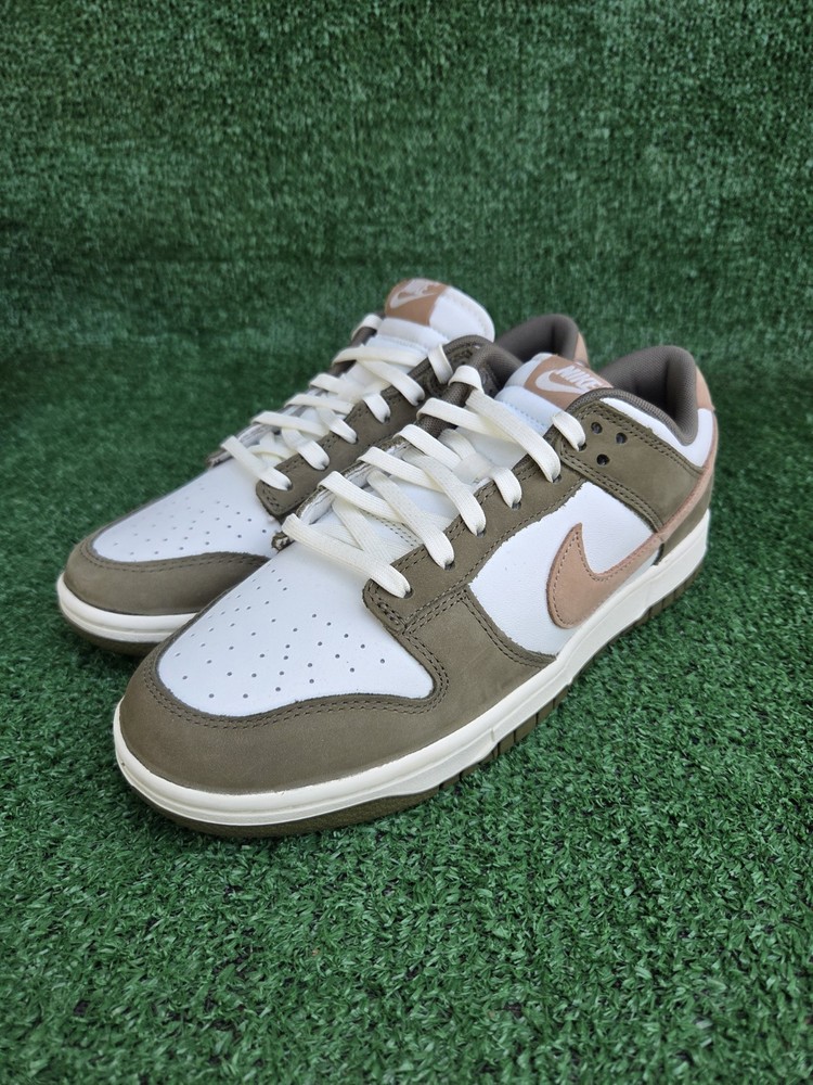 Nike Dunk Low Retro PRM Men's Sz 10 Medium Olive Hemp Summit White FQ8250-200