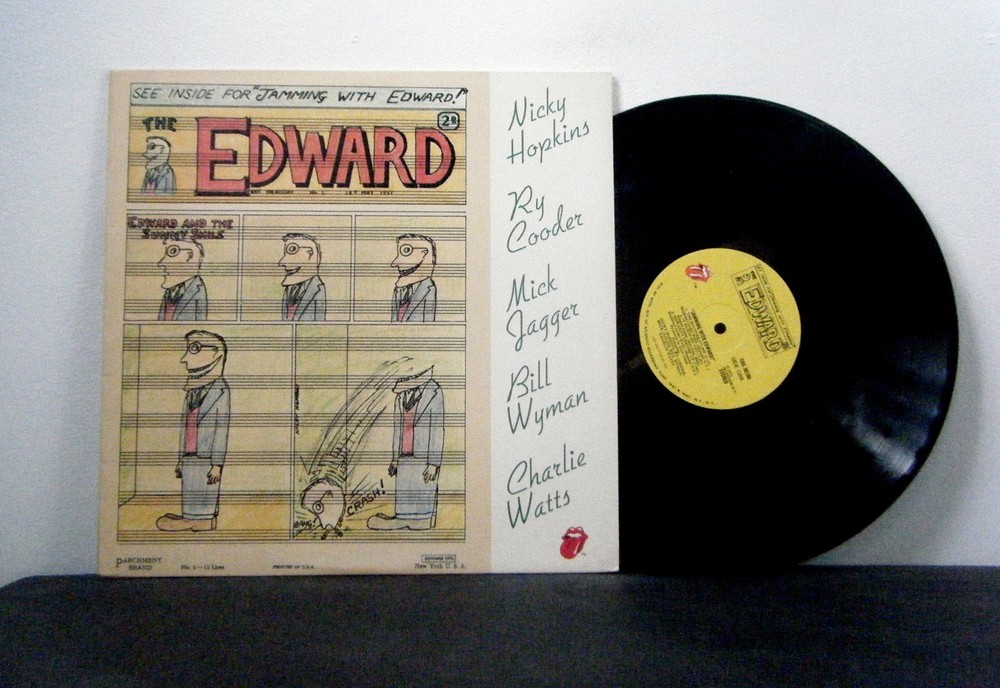 ROLLING STONES Nicky Hopkins  Ry Cooder  LP Jamming With Edward  1972  vinyl