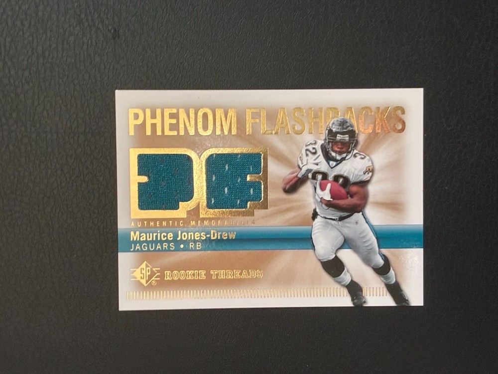 2007 UD SP Threads Maurice Jones Drew Phenom Flashbacks Jersey Relic