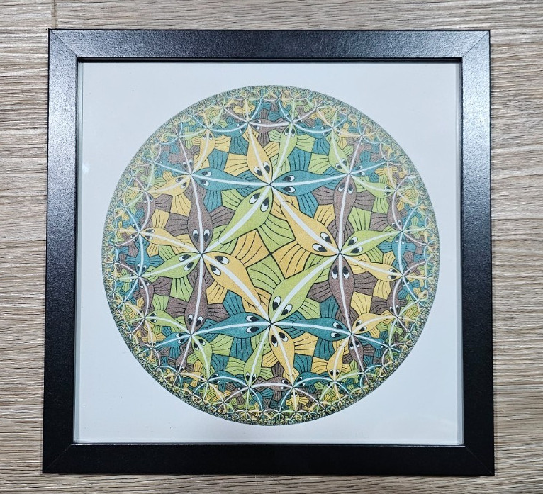 M C Escher Print, Escher Art, 
