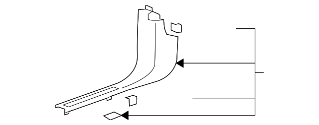 Genuine GM Cowl Trim 22784937