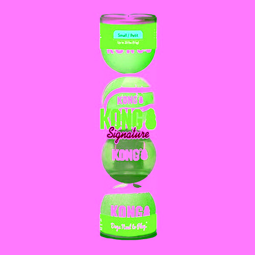 Signature Ball Dog Toy Assorted 4 Count / Small