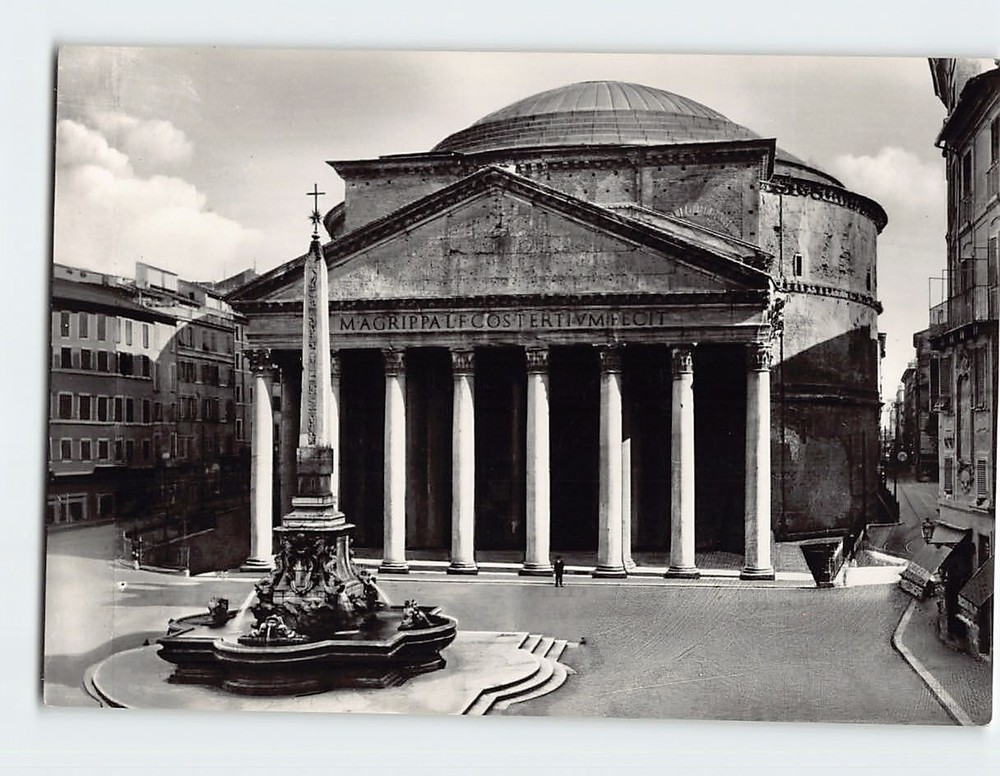 Postcard The Pantheon Rome Italy