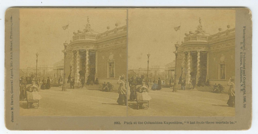D1220~ 1893 COLUMBIAN EXPOSITION Stereoview – by Kilburn