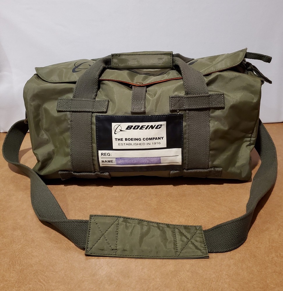 Red Canoe Boeing Heritage Collection Aviation Travel Stow Bag