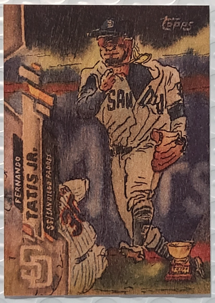 2025 topps shoebox treasures Fernando tatis jr. wood stock /5