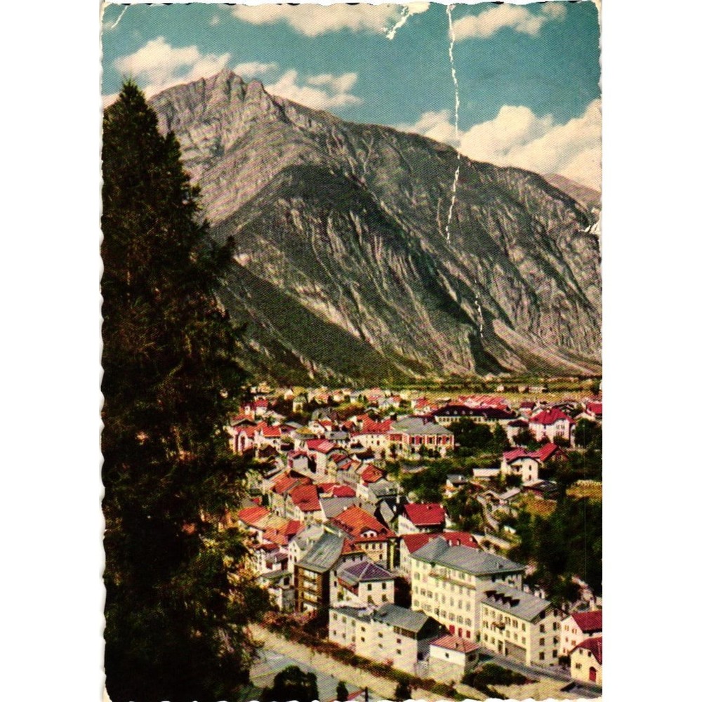 Vintage Landeck Tirol Austria Postcard Alpine Mountain Village Scenic View Fair