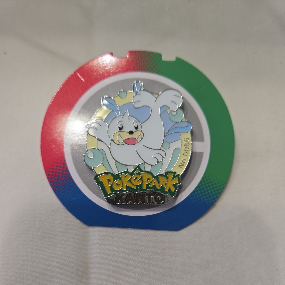 Pokepark Kanto Limited Pokemon Seel No.0086 Pin badge Japan NEW