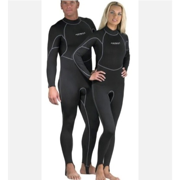 Akona Skin Suit Scuba Free Diving Swimming UPF50 Paddleboard Surfing Womens XS