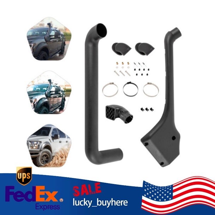 Black Left Snorkels Kit Waterproof Low Fuel Consumption For 2015-2017 Ford F-150