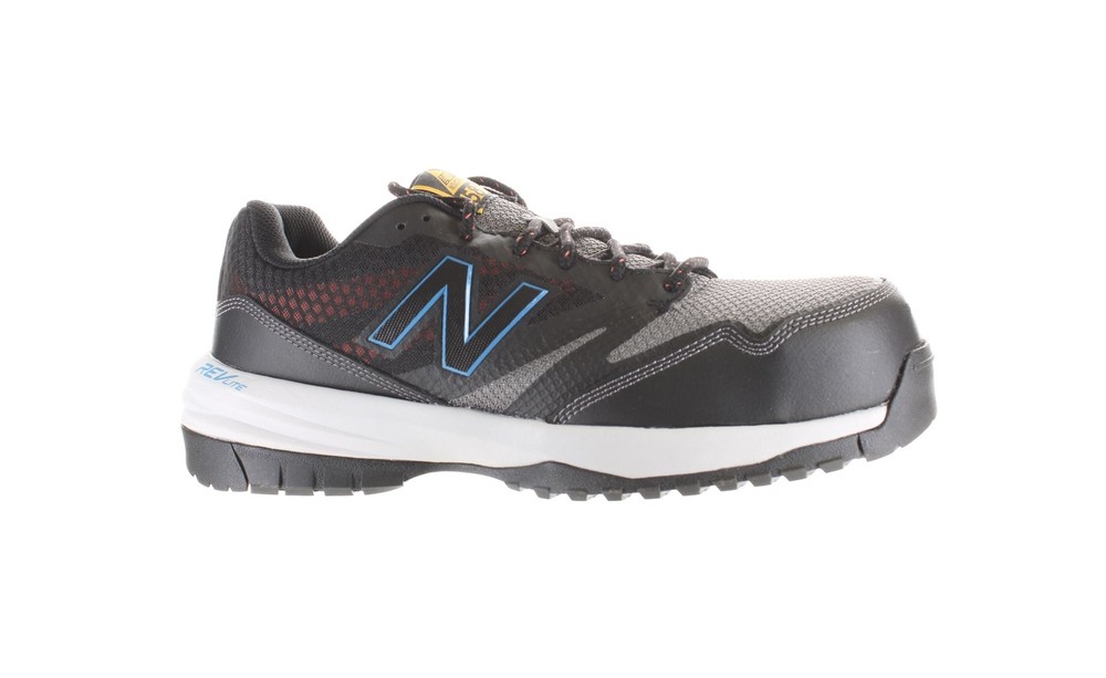 New Balance Womens Mid589ke Black,Toro Red Safety Shoes Size 9.5 (4E) (4572974)