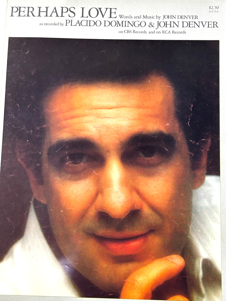 john denver - placido domingo - perhaps love - sheet music