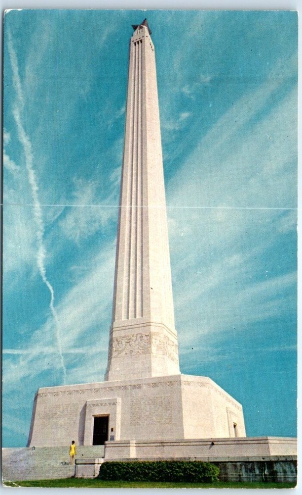 Postcard - San Jacinto Museum and Monument Near Houston, Texas