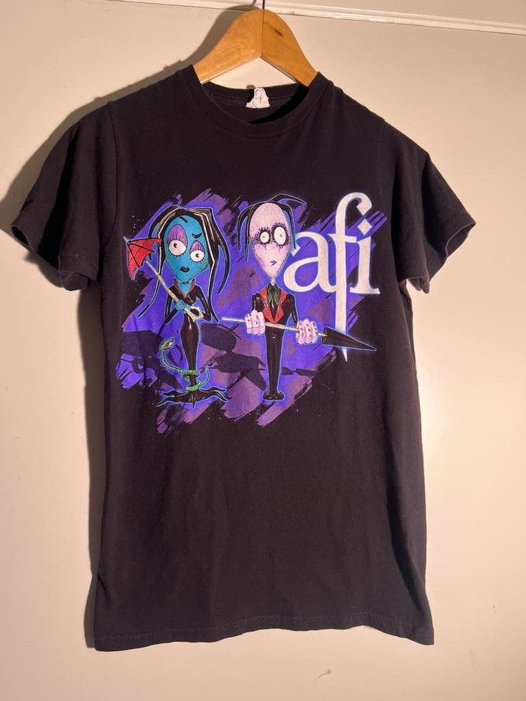 AFI Dolls Goth Emo Metal Punk Indie Rock Band Tee T Shirt Black tee NH28113