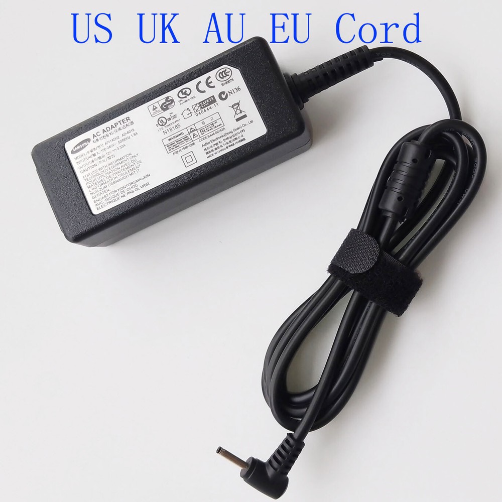 Genuine Laptop Power Charger AC Adapter 12V 3.33A For Samsung ATIV Smart PC 500T