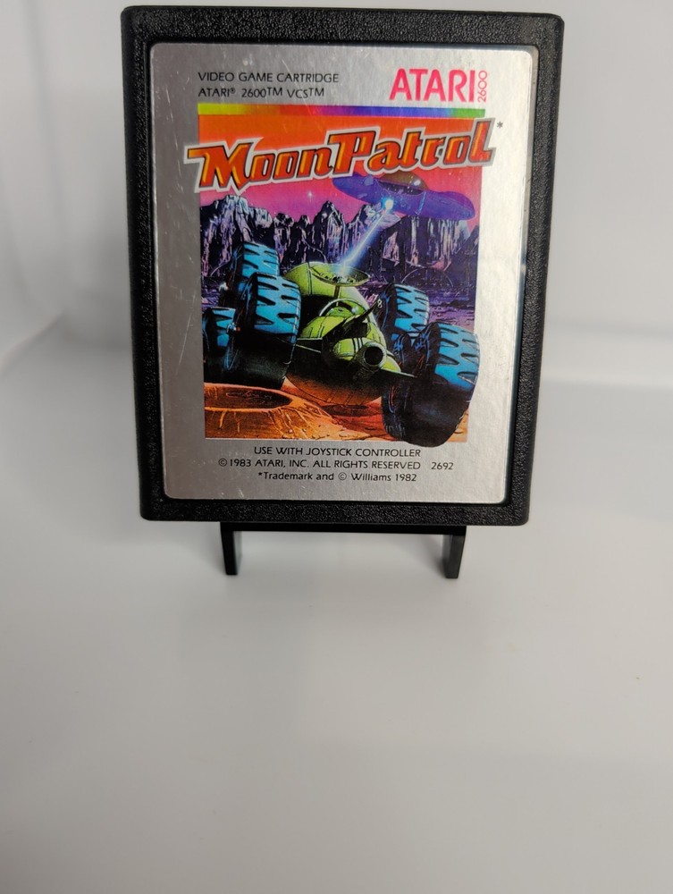 Atari 2600 Moon Patrol Game Cartridge Only, Untested, Sold As Is