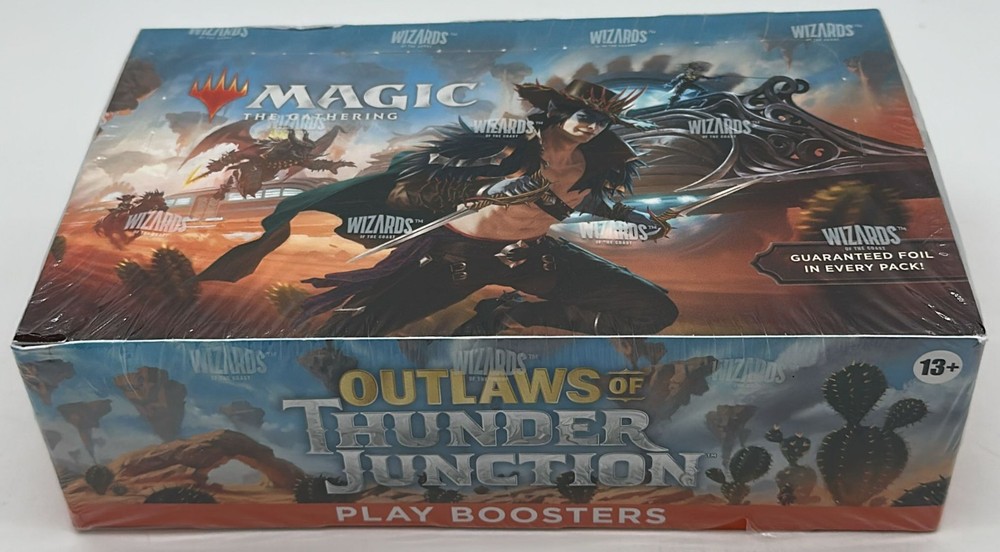 Magic The Gathering Outlaws of Thunder Junction Play Booster Box SEALEDPROBSTEIN123 is actively accepting CONSIGNMENTS !!