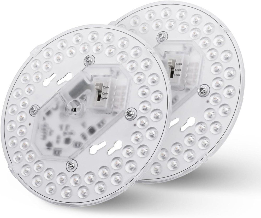 2 Pack 6-inch LED Light Engine Retrofit Kit 24W 2200Lm 3CCT 3000K 4000K 5000K