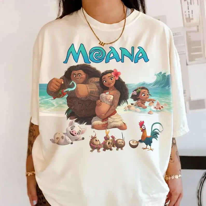 Moana Shirt, Moana Family Tee, Moana Maui Pua HeiHei Shirt