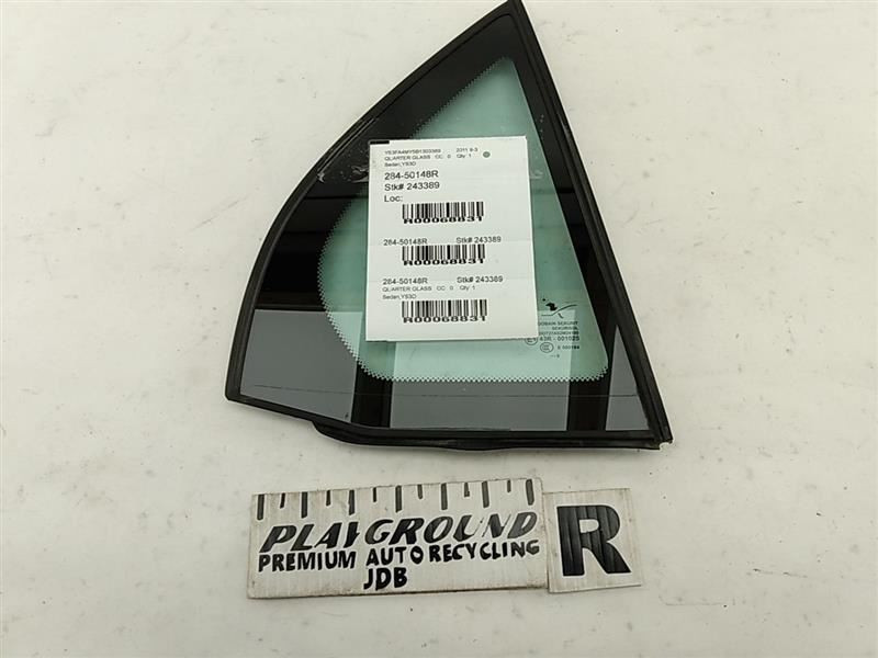 2006-2011 Saab 9-3 Sedan Right Rear Quarter Window 07 08 09